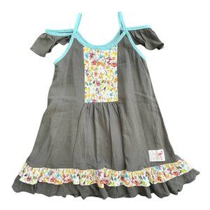 Rosa Flamenco Cold Shoulder Dress